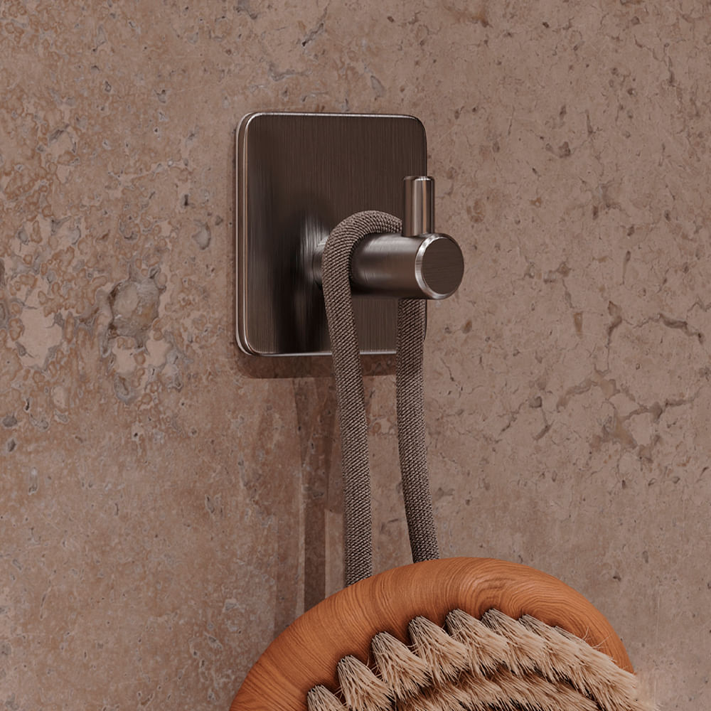 Cabide Delia 45×45 mm Aco Inox 304 Escovado Italy Line 82725_0